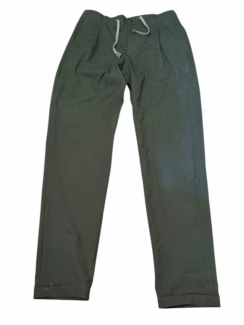 Eleventy Platinum Green Tailored Wool
Drawstring Trouser size Men's 32 - Picture 2 of 5
